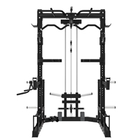 Rack de musculation multifonctionnel pour squats avec machine Smith pour l'entraînement de musculation et de levage de poids