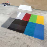 SEVILO – Meuble de bureau commercial au design moderne, cloison métallique transparente en plastique pour câbles, pour cloisons sèches