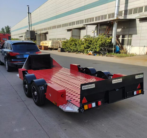 Remorque de transport pour motocyclettes de 2 tonnes Remorque de levage hydraulique 16 pieds Transporteur Desert Off Road Utility Vehicle Trailer 2000kg - Product Image 4