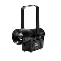Projecteur Fresnel étanche IP65 avec porte-filtre pour événements extérieurs et expositions, zoom manuel 10 ° -60 °   Projecteur LED DMX 2 en 1 60W