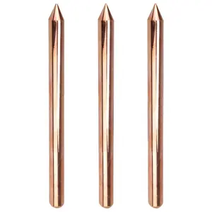 Copper Plated Grounding Earth Rod for Lightning Protection System