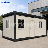 VICDOWEX Maison Modulaire Préfabriquée Personnalisée en Kit pour Camps de Construction, Bureaux, Entrepôts et Logements de Travailleurs