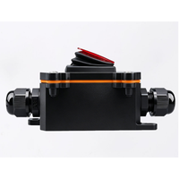 Boîtier d'interrupteur en laiton 16A 12V IP65 à courant élevé avec interrupteur marche/arrêt pour usage industriel, étanche pour pompe à eau