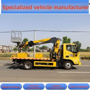 <span class=keywords><strong>Camion</strong></span> de levage Foton Aoling 8 tonnes avec <span class=keywords><strong>grue</strong></span> à flèche de 6 tonnes à 5 sections, <span class=keywords><strong>grue</strong></span> montée sur <span class=keywords><strong>camion</strong></span> multifonctionnelle de 20 mètres - Product Image 2