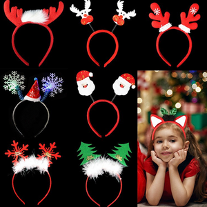 Coole LED-Leucht-Fiber-Optische Haarband mit Schleifenknoten für Graduierungsfeiern Geburtstagsparty Halloween Weihnachten Konzertzubehör - Product Image 4