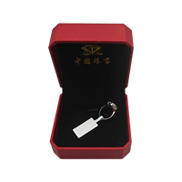 Étiquette de sécurité anti-effraction UHF RFID PET personnalisable et imprimable pour bijoux, avec portée de 4 m, pour la gestion des bijoux