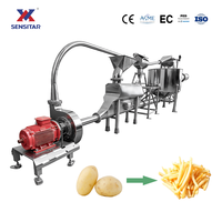 Automatische frietjes hydro-snijmachine, intelligente veiligheidsbescherming, hoogrendementsfiltratie en -separatie
