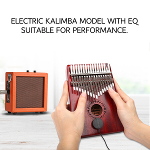 Kalimba professionnelle Gecko K17MBR à 17 touches, fabrication en usine, vente en gros, piano à pouce <span class=keywords><strong>Sanza</strong></span> avec fonctions de batterie - Product Image 3