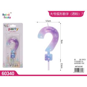 Modello di felice pasqua e capodanno candeline Decorative colorate a forma di numero per feste ed eventi - Product Image 1