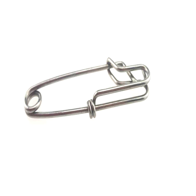High Quality Stainless Steel  Fishing Bait Circular Wire Form Spring Clip Metal Clip Product on Sale Spring