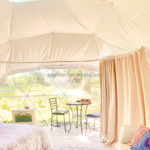 Tenda rumah unit glamor resor kanvas mewah luar ruangan dengan kabin kamar mandi - Product Image 5