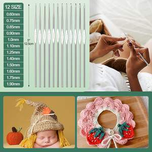 ชุดเข็มพลาสติก 250801 จำนวน 59 ชิ้น สำหรับถุงผ้าพลาสติก, เข็มเย็บผ้าพลาสติกห่วงใหญ่สำหรับงานเย็บ DIY, ชุดอุปกรณ์ถักโครเชต์ - Product Image 6