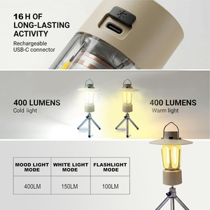 Lámpara <span class=keywords><strong>Solar</strong></span> <span class=keywords><strong>Inflable</strong></span> para Camping, Tubo LED Portátil con Banco de Energía para Senderismo, Pesca, Caminatas Nocturnas, Reparaciones Automotrices - Product Image 5