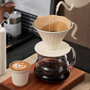เครื่องกรองกาแฟแบบพกพา ตัวกรองโลหะ น้ำหนักเบา ใช้ซ้ำได้ อุปกรณ์ตั้งแคมป์ ท่องเที่ยวกลางแจ้ง อุปกรณ์ชงกาแฟ - Product Image 6