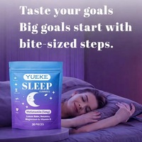 Gummies de mélatonine 5mg à marque privée OEM/ODM avec magnésium, mélisse et vitamine D pour adultes – Soutien du sommeil profond et de l'humeur – Dissolution rapide – Végétaliennes