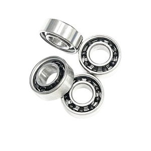 Moulinet de pêche SMR115 à roulement ouvert, à billes hybrides en céramique semi-céramique à haute dureté, en acier inoxydable, résistant à la corrosion - Product Image 1