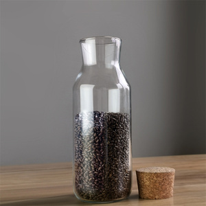 <span class=keywords><strong>Carafe</strong></span> à eau <span class=keywords><strong>en</strong></span> <span class=keywords><strong>verre</strong></span> pour thé glacé citron sans goutte <span class=keywords><strong>avec</strong></span> couvercle <span class=keywords><strong>en</strong></span> <span class=keywords><strong>liège</strong></span> - Product Image 3