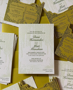 Elegant Ivory Acrylic Wedding Invitation <b>Cards</b> Laser Cut Personalized NEW ARRIVAL Rectangle 4x2x3in for Indoor Use - Product Image 4