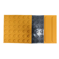 Plaque de pavage d'indicateur tactile en caoutchouc PVC ,TPU,TPE avec goujons et bande aveugle/indicateur de carreaux tactiles