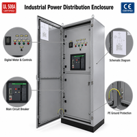 Armoire de Commutation Photovoltaïque Connectée au Réseau Basse Tension, Boîtier de Combinaison CC/CA, Protection Contre les Fuites MCCB, 6 Prises 400V/380V 600A-800A