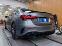Kit Carrosserie A45s de Mise à Niveau avec Spoiler de Pare-chocs Avant et Arrière pour Mercedes-Benz Classe A A180 A35l W177
