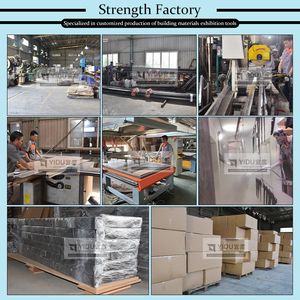 Nhiệm vụ nặng nề ROTARY showroom hiển thị đứng cho Granite gạch đá cẩm thạch trượt slab triển lãm giá gốm gạch hiển thị giá - Product Image 5