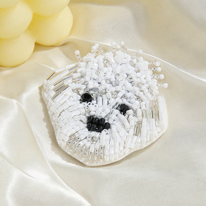 ボヘミアンスタイル 手作りビーズ ブローチ アクセサリー 猫犬デザイン 卸売 カスタマイズ対応 ホリデーギフトに最適 - Product Image 6