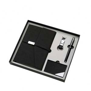 A5 Business Notebook Gift Box with Pen Card Holder & <b>Key</b> <b>Chain</b>-Custom Educational Gift Set for Promotional Office Use - Product Image 2