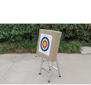 Support de cible en métal pour tir à l'arc, <span class=keywords><strong>étagère</strong></span> en acier inoxydable pour arc à poulies, arc recurve, chasse, échelle de cible, support de jeu en plein air, réglable - Product Image 4