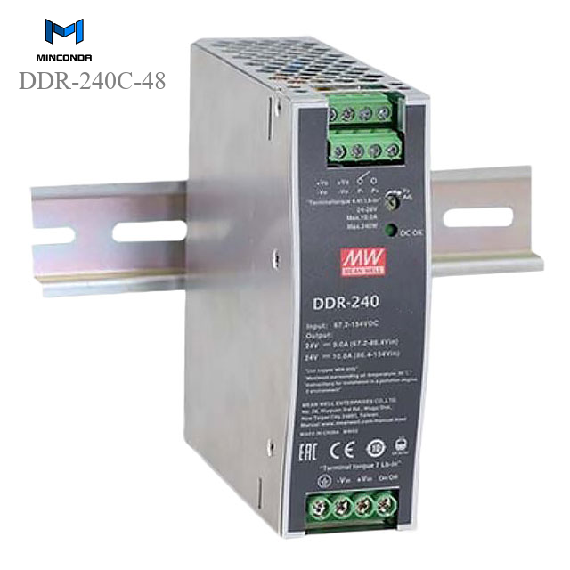 (Industrial, DIN Rail Power Supplies) DDR-240C-48