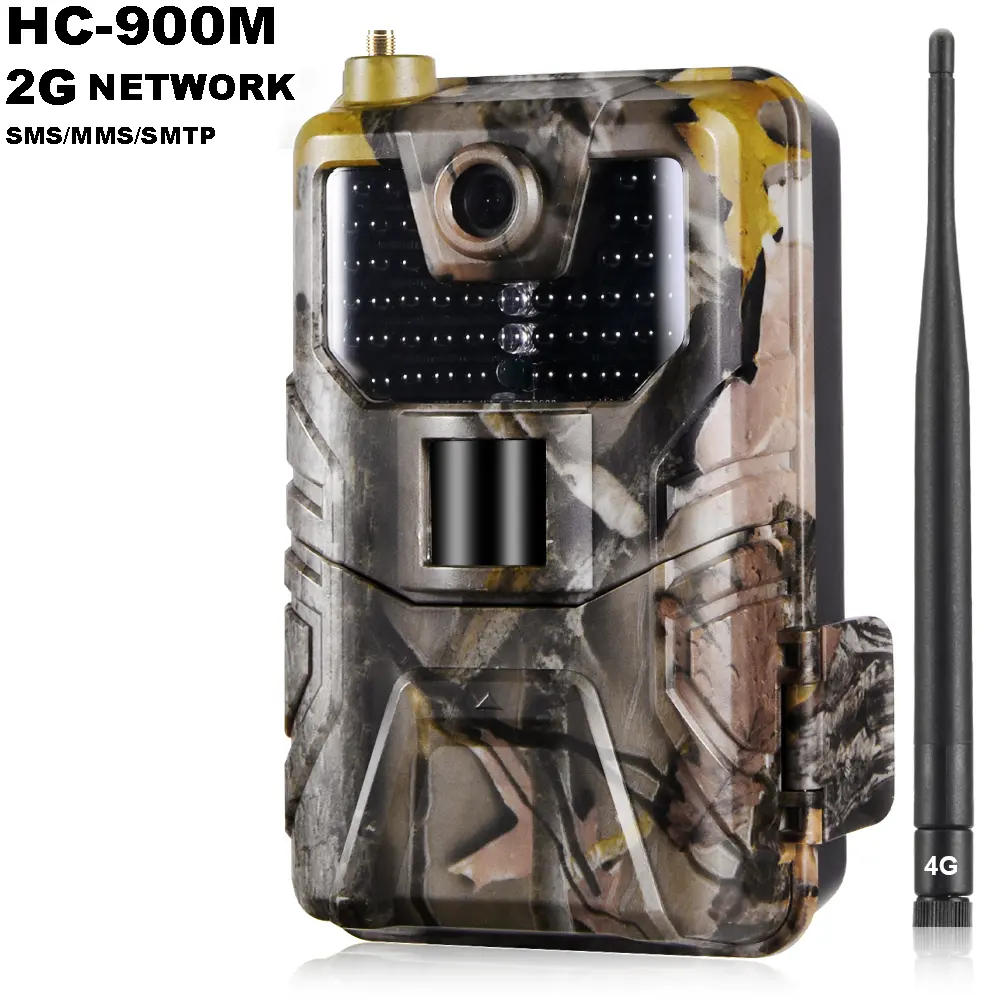 2G 야생 동물 카메라 1080P GSM MMS SMTP 무선 방수 적외선 야간 투시경 트레일 카메라 HC-900M