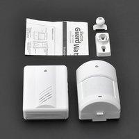 Bel pintu Sensor gerak rumah nirkabel, bel pintu bahan ABS dioperasikan baterai dengan Alarm cincin bel pintu jalan mobil dengan detektor gerakan