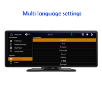 Écran Portable Carplay de 10,26 Pouces pour Voiture, Apple CarPlay Android Auto Universel, Autoradio avec GPS, BT, WIFI et FM