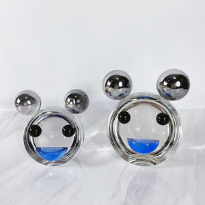 Artigianato fatto a mano semplice carino faccina con Design artistico decorazione per la <span class=keywords><strong>casa</strong></span> ornamento da tavolo in cristallo per arredamento <span class=keywords><strong>casa</strong></span> - Product Image 4