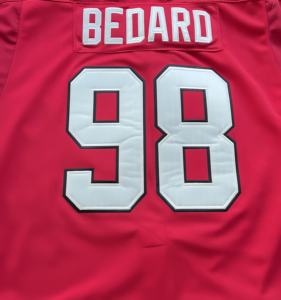 طقم قميص هوكي الجليد للرجال عالي الجودة مخصص، خدمة تصنيع حسب الطلب، مطبوع بتقنية النقل الحراري، سريع الجفاف وقابل للتنفس، بشعار فارغ ونمط فريق - Product Image 3