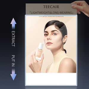 Khung nhôm quảng cáo hộp đèn mỏng kính cường lực hộp Đèn sàn phong cách LED ảnh Áp phích hộp đèn để hiển thị - Product Image 4