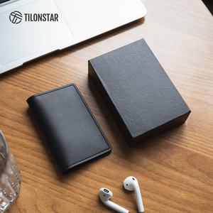 TILONSTAR TGBC100 Cartera Delgada y Portátil con Diseño Plegable para Tarjetas de Identificación y Bancarias, Tarjetero de Cuero Nappa para Tarjetas de Crédito y de Presentación - Product Image 5