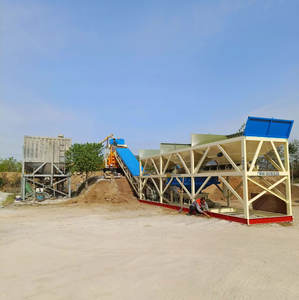 Conjunto Completo de Equipos de Construcción para Mezcla de Concreto, Planta Mezcladora de Concreto Prefabricado, Motor Principal, Componentes Principales PLC - Product Image 6