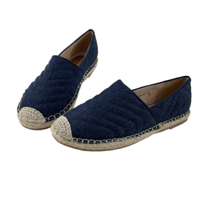 <span class=keywords><strong>Espadrilles</strong></span> unies en chanvre à semelles cordes pour femmes, chaussures plates, décontractées, en jean, en toile marine, nouvelle collection 2022 - Product Image 3