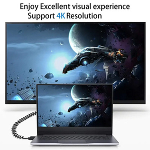 Câble audio vidéo <span class=keywords><strong>Mini</strong></span> <span class=keywords><strong>HDMI</strong></span> vers <span class=keywords><strong>HDMI</strong></span> <span class=keywords><strong>4K</strong></span> 60Hz, gaine en PVC flexible, torsadé mâle-mâle pour lecteur DVD de cinéma maison - Product Image 3