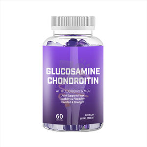 OEM/ODM/OBM Meilleur supplément pour articulations os sain Sans sucre Glucosamine Chondroïtine Gommes MSM Gommeux Vitamine E Lubrification des articulations - Product Image 1