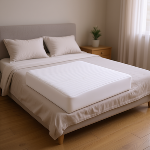 Protector de Colchón Vialifresh, Tamaño Matrimonial, a Rayas, Hipoalergénico, Lavable a Máquina, Cubre Colchón - Product Image 2