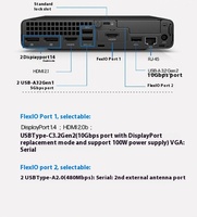 Ordinateur de bureau commercial d'origine, I3 14e génération, I3-14100T, 8 Go de RAM, 512 Go de SSD, Hps 600G9DM, mini ordinateur de bureau
