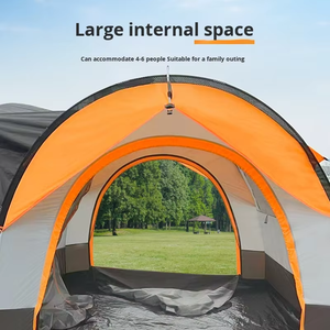 Tente arrière portable pour SUV, double couche, en fibre de verre, imperméable quatre saisons, avec renforts droits, OEM ODM, TBUG008C, pliable - Product Image 2
