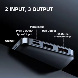<span class=keywords><strong>Batterie</strong></span> <span class=keywords><strong>externe</strong></span> ultra-fine 10000 mAh <span class=keywords><strong>pour</strong></span> <span class=keywords><strong>iPhone</strong></span>, chargeur portable 20000 mAh PowerBank - Product Image 5