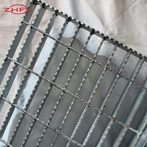 Grille en acier au carbone allié, galvanisée à chaud, durable pour plateforme, passerelle, sol de parking - Product Image 6