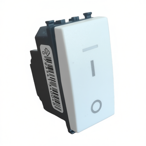 Interruptor de Dos Polos con Luz Indicadora Blanca Compatible con Vimar Arke - Product Image 3