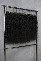 Lot de 3 Bundles de Cheveux Humains Indiens Bruts Vierge, Ondulés Profonds Brésiliens, Alignés sur les Cuticules, avec Closure en Dentelle