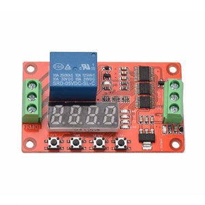 FRM01 Relay Module 12V 10A 250VAC Single Channel <b>Timer</b> <b>Switch</b> With Display PCB Mount - Product Image 2