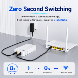 <span class=keywords><strong>Mini</strong></span> <span class=keywords><strong>UPS</strong></span> WGP DC 12V 2A avec batterie au lithium 18650, alimentation de secours pour routeur WiFi, <span class=keywords><strong>modem</strong></span>, caméra de sécurité - Product Image 5